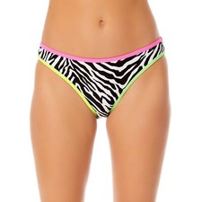 No Boundaries Junior's Tricot Multi High Leg Bottom Size XL 15-17 Multicolor