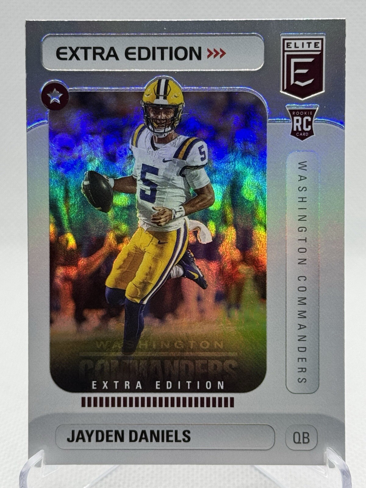 Jayden Daniels 2024 Donruss Elite Extra Edition Rookie Commanders RC