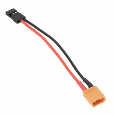 XT30 Male to JR Futaba Male Adapter 20awg 10cm Wire for RC Model Airplane