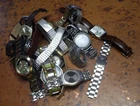 16 Vintage Men's Watches Wristwatches & Seiko Band C2