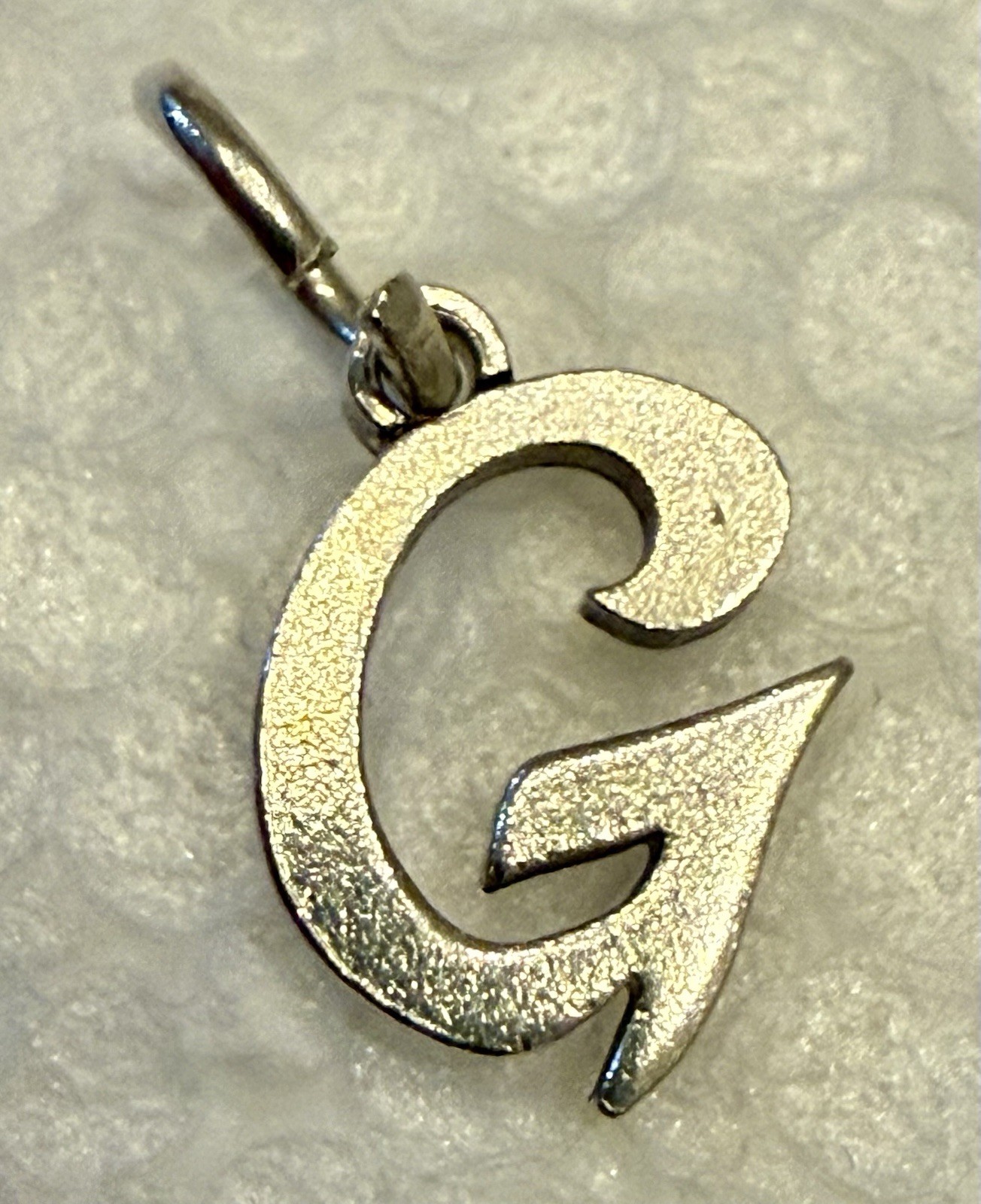 James Avery Sterling Silver Script Initial Pendan… - image 1