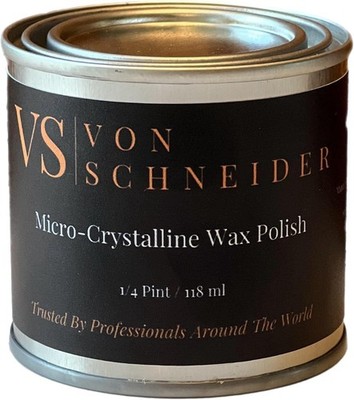 Von Schneider MicroCrystalline Wax Polish, 118ml   MultiSurface Protective Wa...