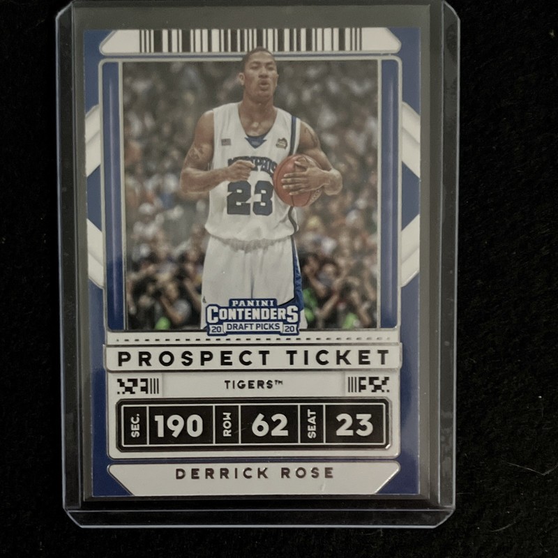 Panini 2020 Contenders Draft Picks Derrick Rose Tigers Prospect Ticket #4