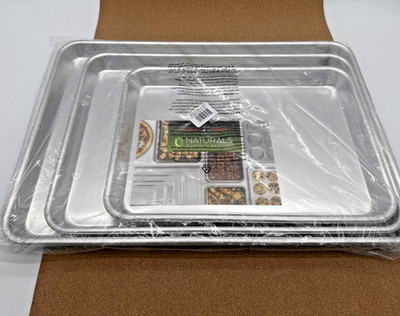 Nordic Ware Naturals Aluminum Bakeware 3 Piece Baker's Delight Set