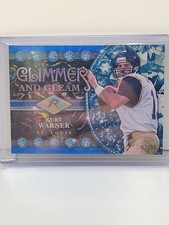 Kurt Warner /99 Glimmer & Gleam GG-6 Topps Resurgence Insert St. Louis Rams HOF