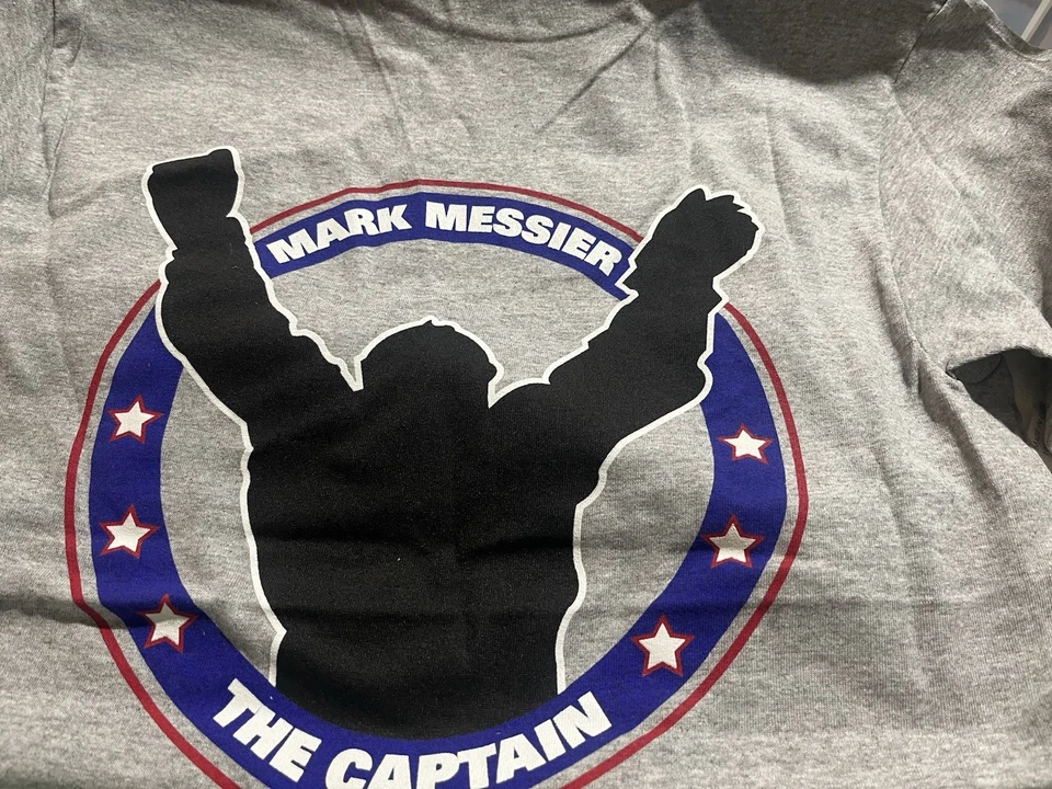 ФУТБОЛКА NYRANGERS MARK MESSIER LRG ПЕНСИОНЕР КАПИТАН 1/12/2006 MSG НХЛ ХОККЕЙ - Изображение 3 из 4