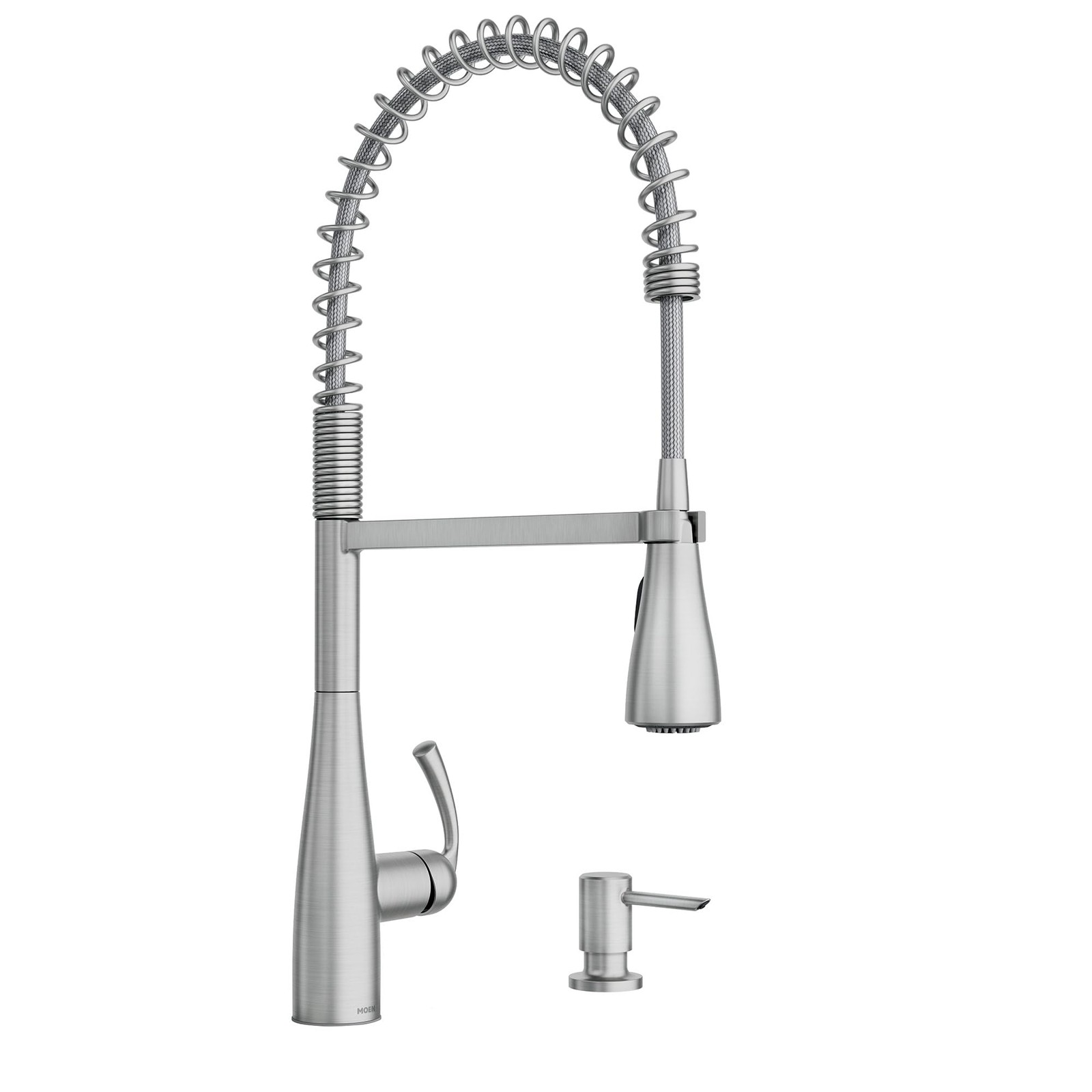 Moen Essie Spot Resist Stainless One-Handle High Arc Pre-Rin