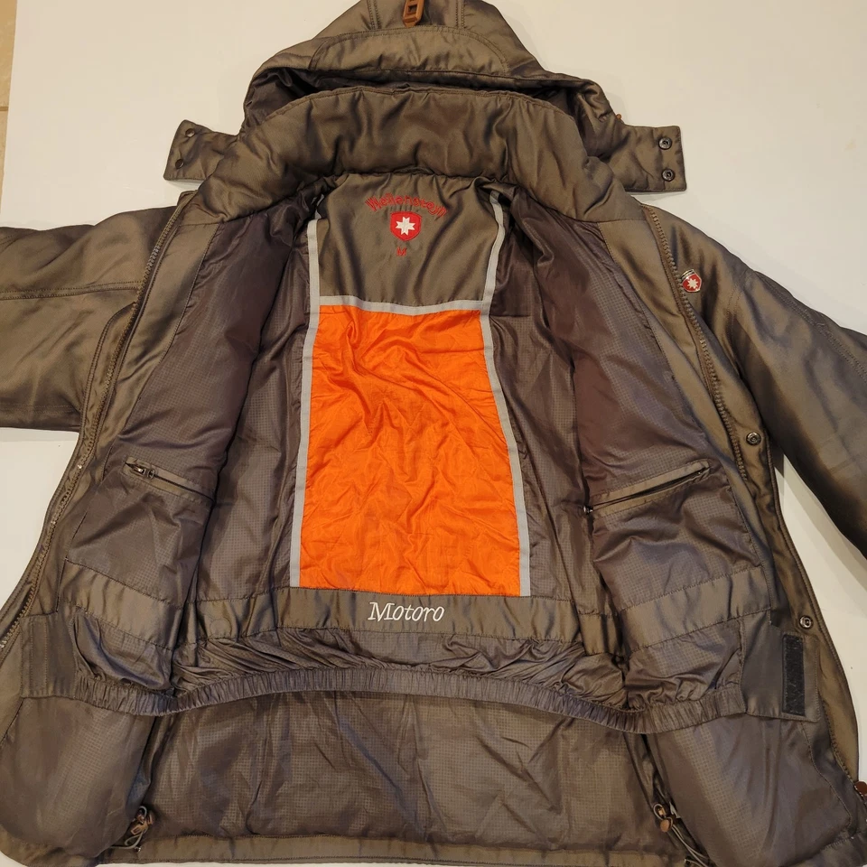 Chaqueta Abrigo Wellensteyn Motoro Bomber Cremallera Completa Impermeable Costuras Grabadas Talla Med Foto 3 de 4