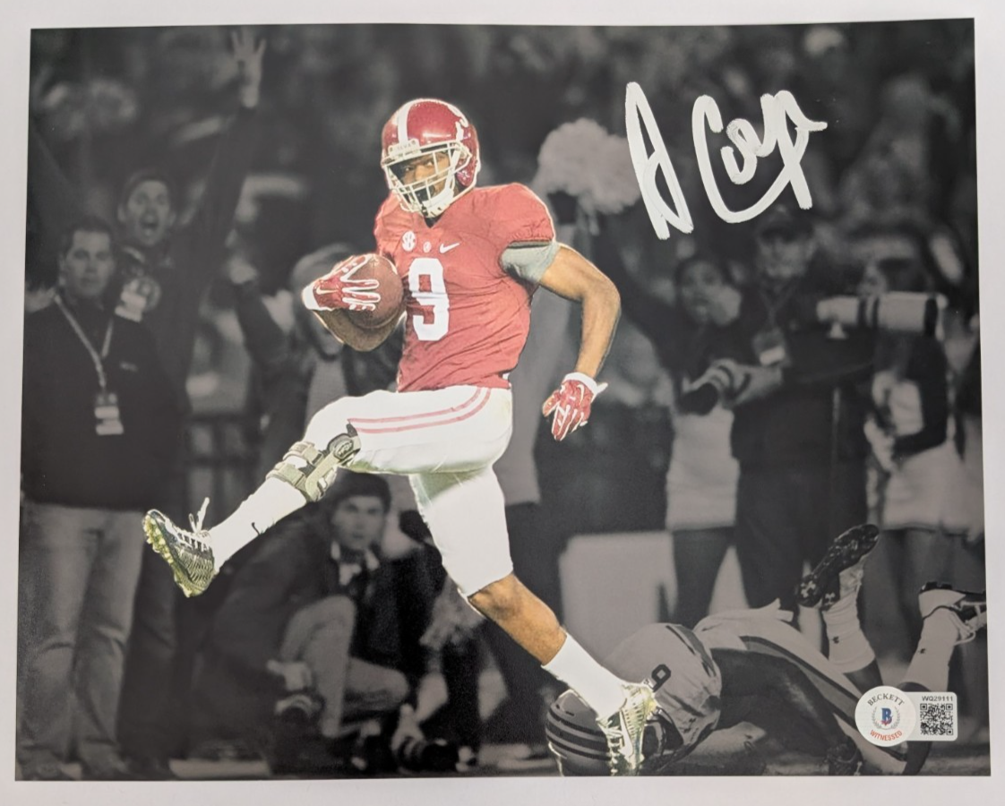 Amari Cooper Autographed Signed Alabama Crimson Tide 8x10 Photo Beckett Certified 