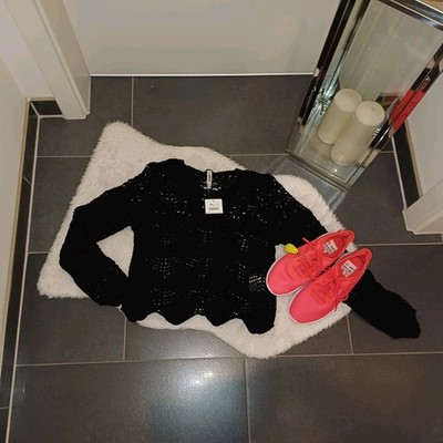 Neu ajour Strickpulli Pageone schwarz 34 36 Kurzpullover TopZustand