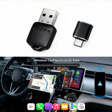 2in1 Wireless Carplay Android Auto Adapter US...