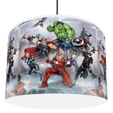 MARVEL AVENGERS CEILING DRUM LIGHT SHADE   FREE P&P
