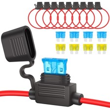Sicherungshalter Kfz 16AWG 8 St�ck, Kfz Auto Sicherungshalter Kupferkabel, Kfz S