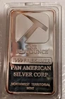One Troy Ounce 999 Fine Silver Billion Bar With Capsule PAN-AMERICAN Minting