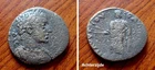 Romeinse bronzen munt keizer Elagabalus (218-222 ac.) 1