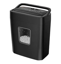 NEW Bonsaii 6-Sheet Paper Shredder Micro Cut 4.2 Gallon Bin (C261-D) NEW IN BOX