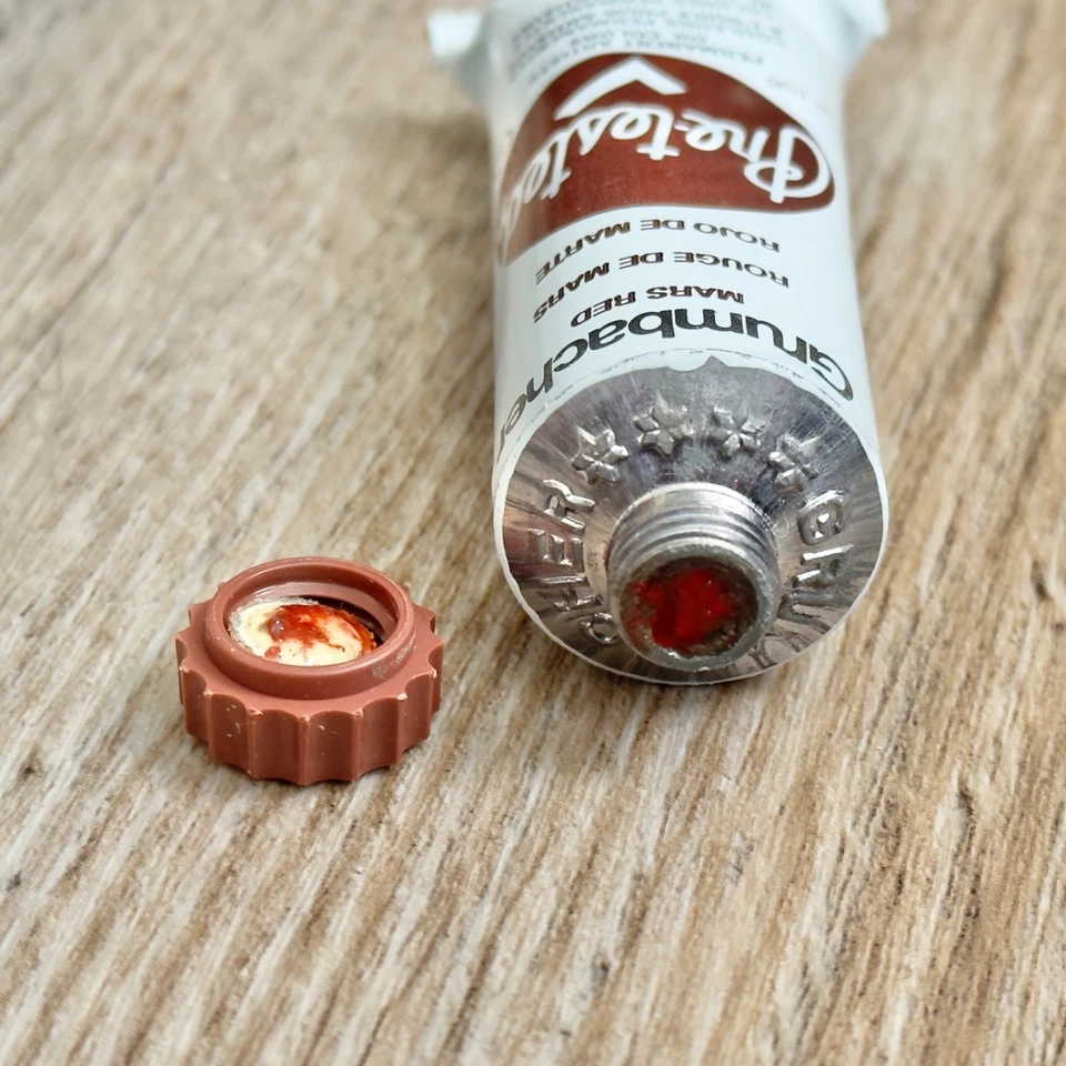 Grumbacher Artistas Pre-Probados Color al Óleo Rojo Marte 37 ml Sin Usar Leer Foto 4 de 4