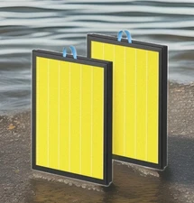 ISINLIVE -2Pk Replacement Pet Filters Yellow For LEVOIT Vital 100S Air Purifiers