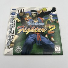 Virtua Fighter 2 [Not For Resale](Sega Saturn, 1996) Paper Sleeve Disc