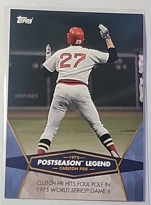 Carlton Fisk 2017 Topps On Demand Postseason Heroes & Current Stars #19