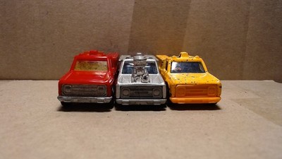 3 Hot Wheels Paramedic Emergency Vehicles, 3 Variations - Red, Orange, Gray -