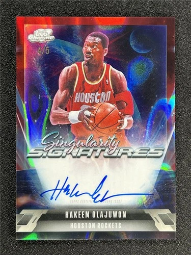 2025 Topps Cosmic Chrome Hakeem Olajuwon Base (RAW)