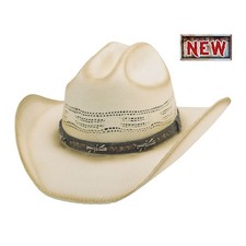Bullhide Fashion Straw Collection Barb Wire Cowboy Natural Hat
