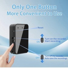 64GB Mini Voice Recorder, Voice Activated for Car, Meetings, Lecture, Interview