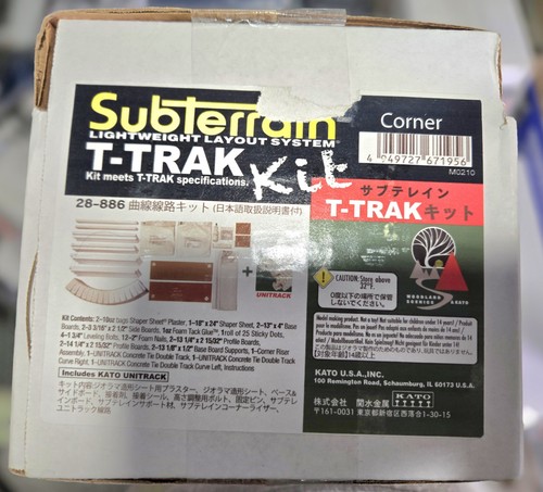 Módulo T-Trak Subterrain Kato N Woodland Scenics con KIT de esquina Unitrack #28886~NUEVO | Zustand: New