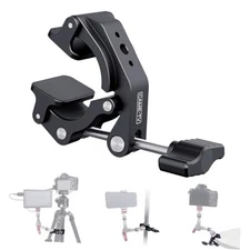 Came-TV Universal 18-50mm Camera Clamp Mount for Insta360/GoPr0, Heavy-Duty 