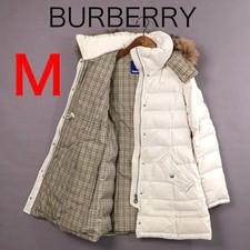 H5512-155 Burberry Blue Label Nova Check Down Coat Y2K