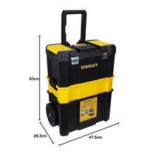 Extra Large Tool Box On Wheels Rolling Mobile Work Centre Heavy Duty Storage