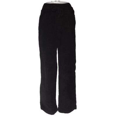 Pull & Bear, Cordhose, Größe: S, Schwarz, Baumwolle, Nadelstreifen, Cord #fPn