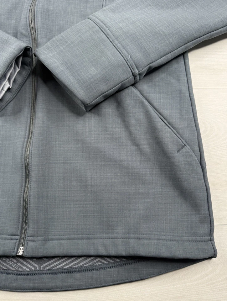 Chaqueta Under Armour Gris Soft Shell Cold Gear Suelta Infrarrojo Mujer Pequeña ¡COMO NUEVA! Foto 3 de 4