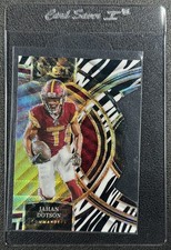 JAHAN DOTSON 2023 PANINI SELECT #162 ZEBRA PRIZM DIE CUT SSP PREMIER LEVEL