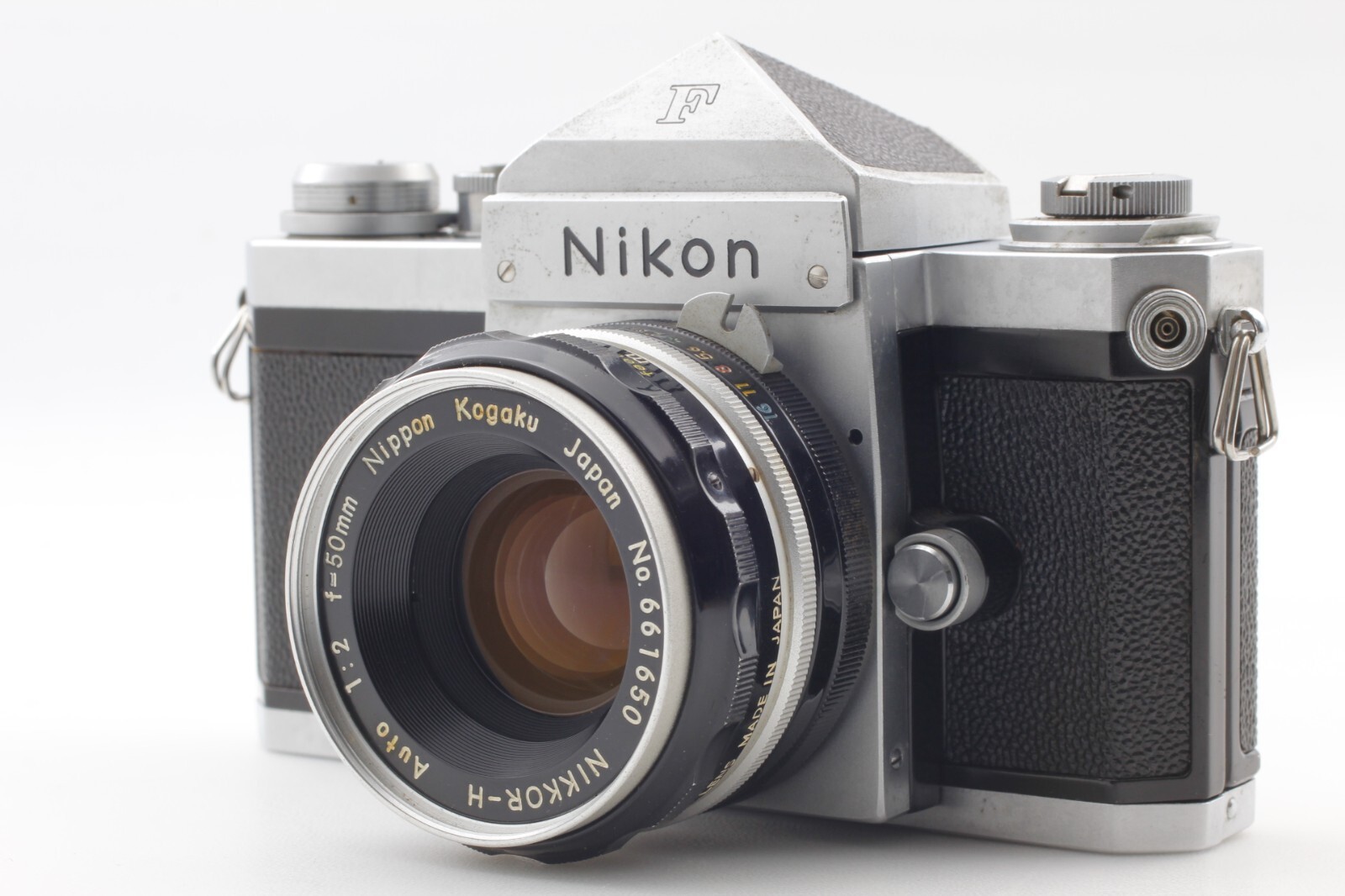 【 EXC+5 】 Nikon F 35mm Film Camera w/ Nikkor-H Auto 50mm F/2 Lens from...