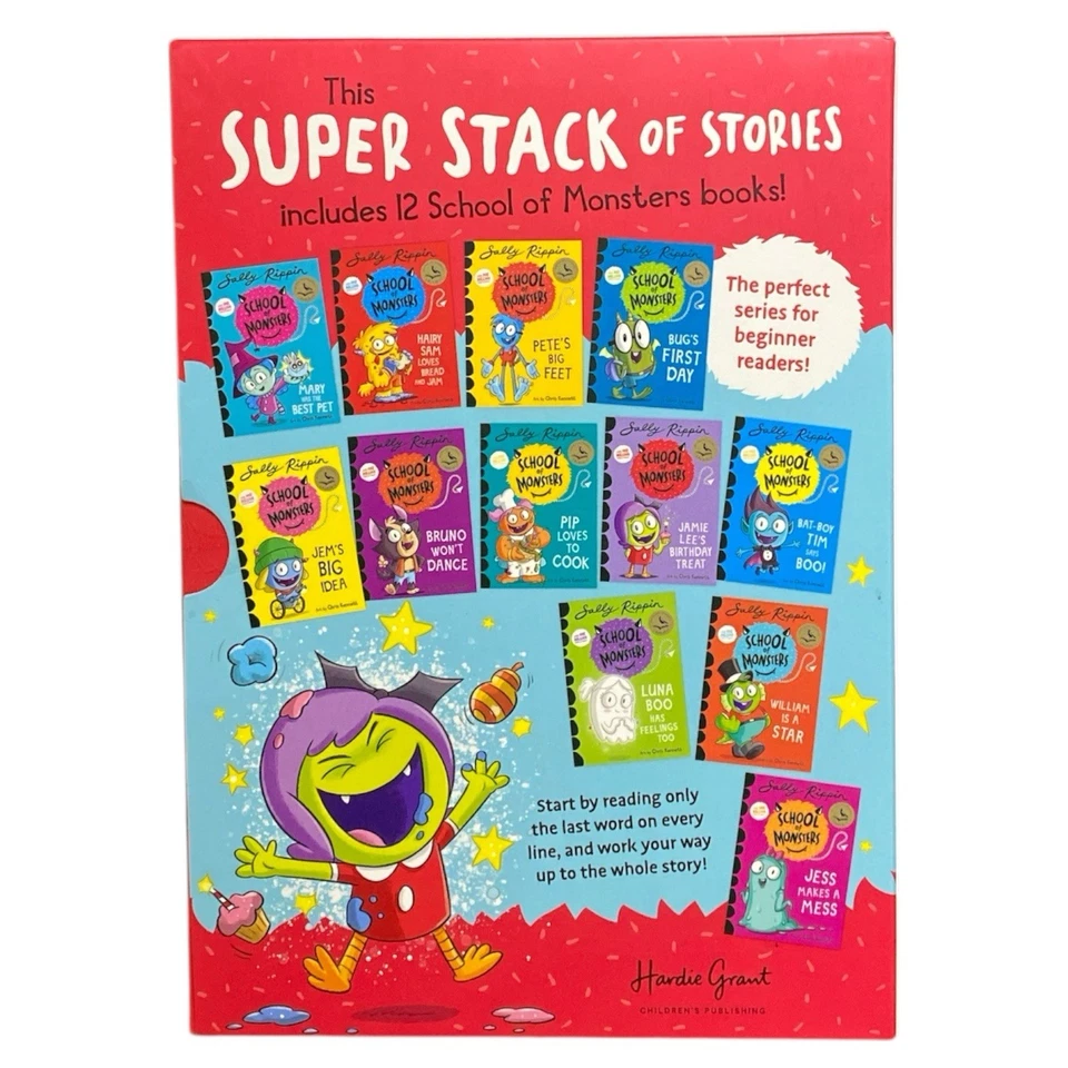 School of Monsters Super Stack of Stories 12 Book Box Set Sally Rippin Sealed - Image 3 of 4