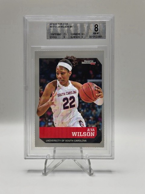 A’JA WILSON RC 2016 Sports Illustrated for Kids Aces BGS 8🔥 RC!