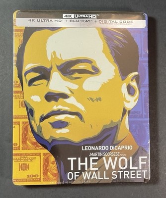 The Wolf of Wall Street [ Limited Edition STEELBOK ] (4K Ultra HD + Blu-ray) NEW