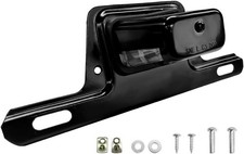 License Plate Light, Waterproof 12V DC Lighted Licence Plate Hold Color: Black