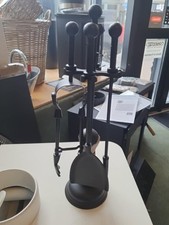 16" Black companion set of four piece set