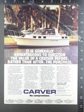 1983 ADVERTISEMENT for Carver 28 Aft Cabin boat motor yacht boat