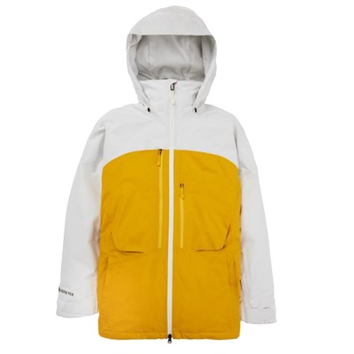 Burton Pillowline GORE-TEX 2L Anorak/Snowboard Jacke - Stout White/Goldenrod