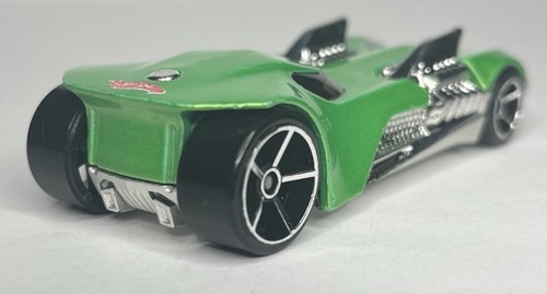 2010 HOT WHEELS TWIN MILL III VERDE 1:64 PRESSOFUSO 3" AUTO CON ARGENTO/CROMO~GG - Foto 5 di 14