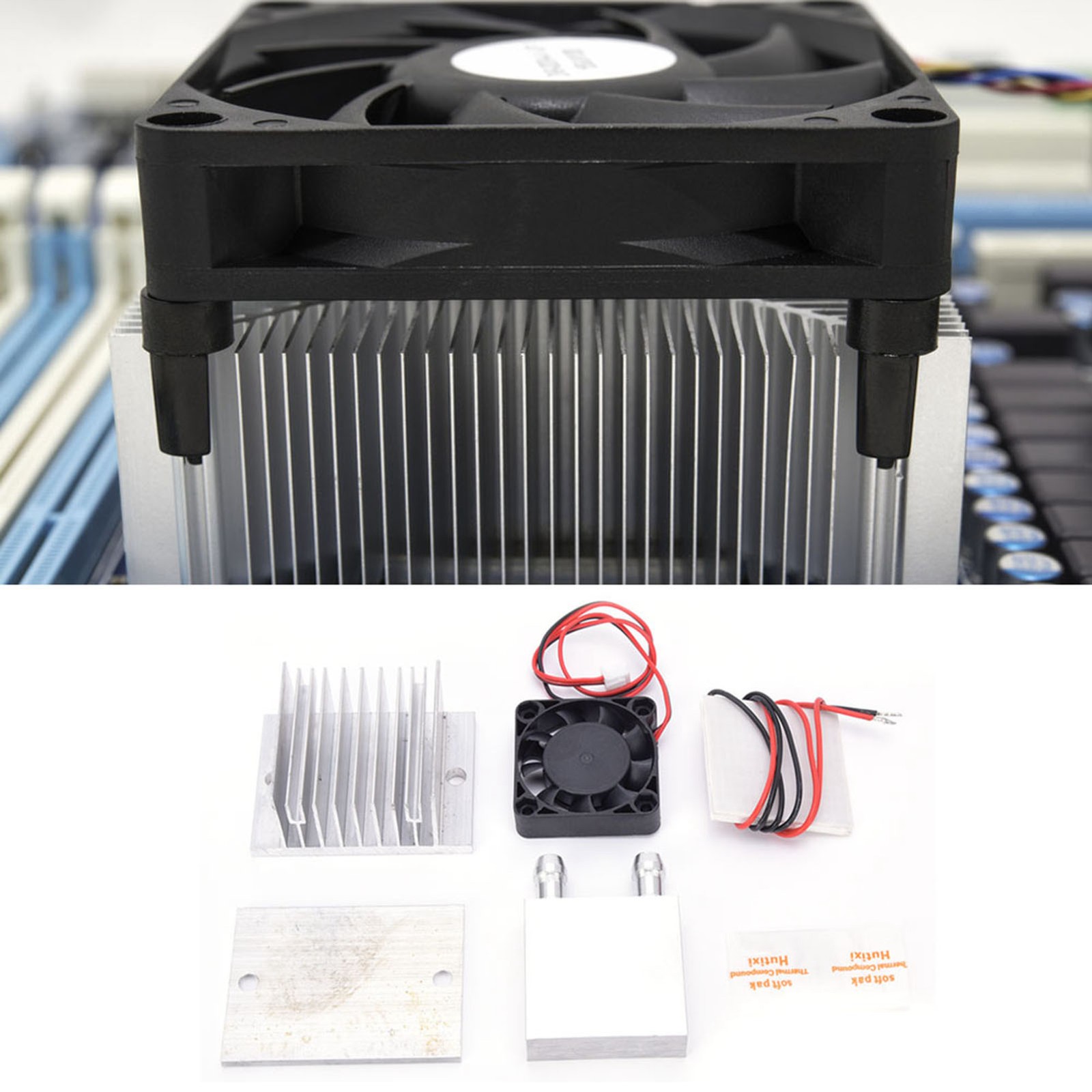 TEC1‑12706 Heat Sink Thermal Electric Cooler Module 70W Water Cooling System Kit