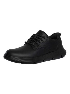 Skechers Herren Slip-ins-Sneaker aus Garza-Leder, Schwarz