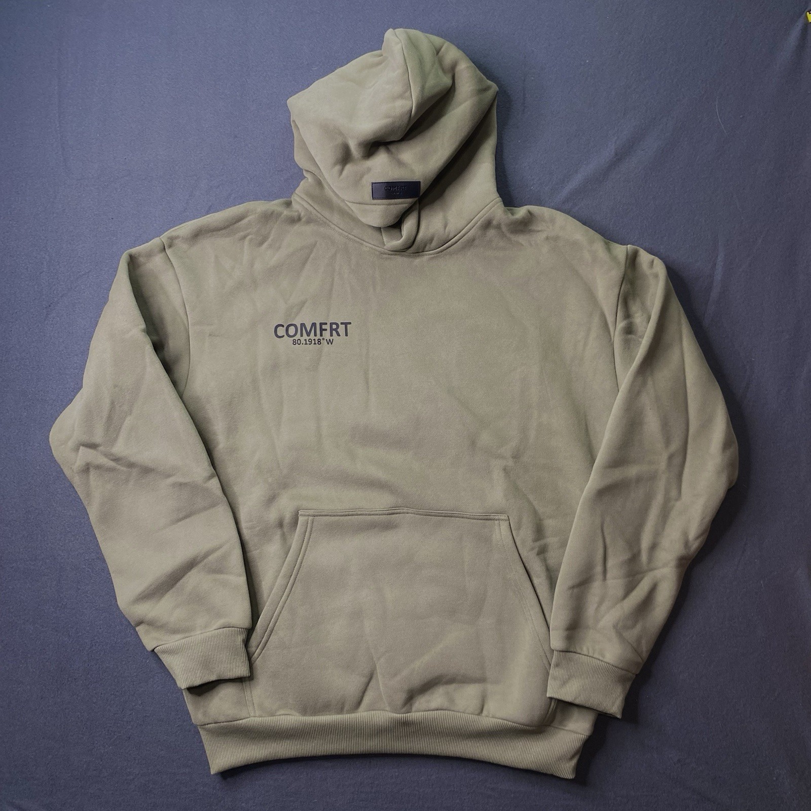 Comfrt Coordinate Unisex Hoodie Moss Size MEDIUM Oversized NEW!