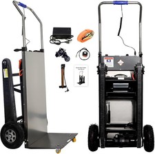 300KG Load Capacity Heavy Duty Foldable Hand Sack Truck Trolley w/Rubber Tracks