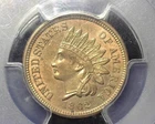 HS&C: 1862 Indian Head Penny/Cent Partly red., PCGS MS62 - US Coin