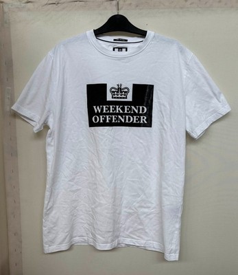 Weekend Offender Prison T-Shirt Herren weiß Größe L